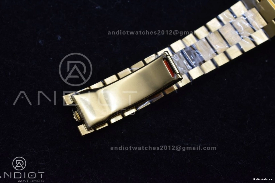 VR3255 658 Gold Day Dial YG On Stretchable Date Weight) Best 1:1 President (Gain ARF 40 228238 Edition Bracelet Roman 0513